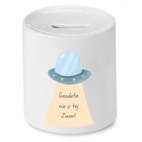 Skarbonka Dla Geodety Nie Z Tej Ziemi Prezent Z Nadrukiem Ze Zdjęciem