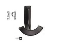 Nowoczesny wieszak Schwinn Z093 Rozstaw w mm - 32, Kolor pokrycia - Czarny matowy