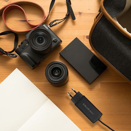 Qoltec Ładowarka GaN 90W USB-C, Szybkie Ładowanie na Arena.pl