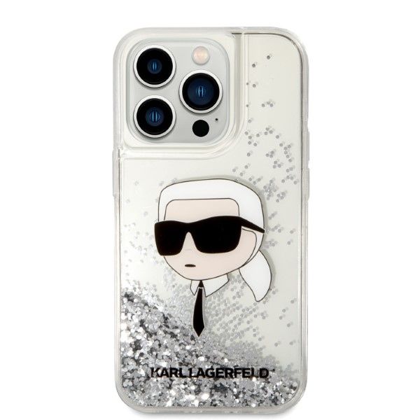 Etui Karl Lagerfeld do iPhone 14 Pro Max, Srebrny zdjęcie 3