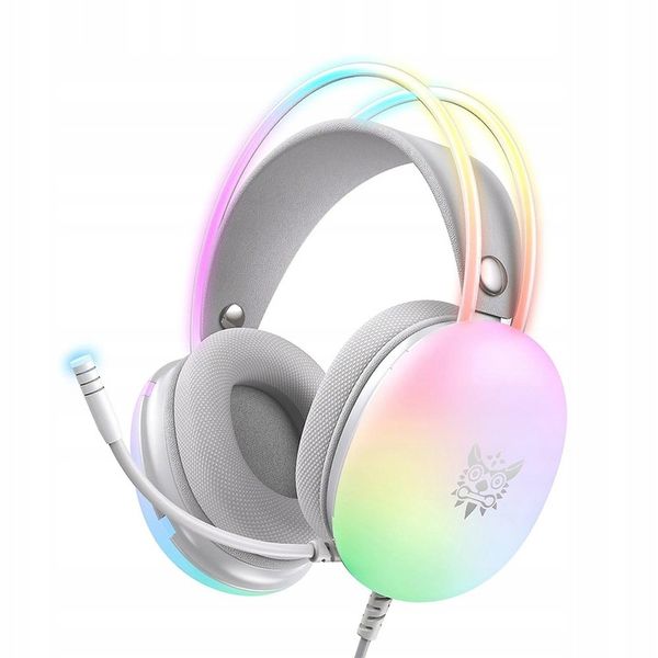 ONIKUMA X25 SŁUCHAWKI GAMINGOWE NAUSZNE PRZEWODOWE Z MIKROFONEM DO PC RGB zdjęcie 3