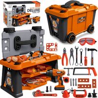 ZESTAW MAJSTERKOWICZA ZABAWA W WARSZTAT SKRZYNKA NARZĘDZIA XXL