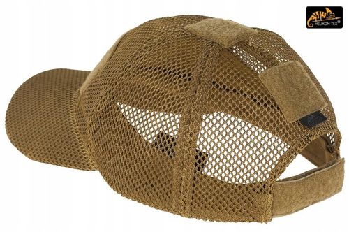 Czapka z Daszkiem Helikon Mesh Bejsbolówka Siatka Regulowana Brązowa Coyote na Arena.pl