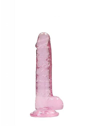 7 / 18 cm realistic dildo with balls   pink na Arena.pl