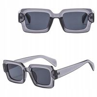 OKULARY PRZECIWSŁONECZNE filtr UV400 Szare damskie męskie + ETUI+ŚCIERKA