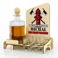 Karafka z kieliszkami prezent na URODZINY 30 40 50