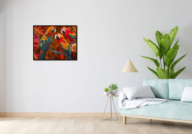 Plakat 76x60,5cm Kolorowe Ary zdjęcie 4