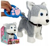 Interaktywny Piesek Husky Zdalnie Sterowany Pies Reaguje na Dźwięki i Dotyk