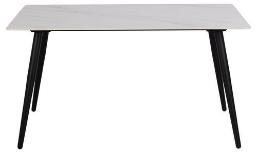 Stół Wicklow biały/czarny nowoczesny na Arena.pl