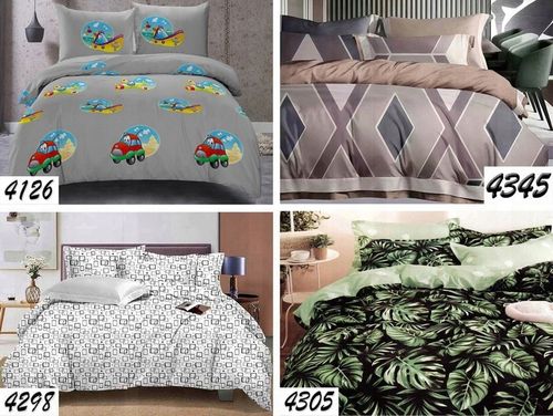 KOMPLET POŚCIELI BAWEŁNIANA 140x200 BAWEŁNA NOWOCZESNA DWUSTRONNA WZORY 3D na Arena.pl