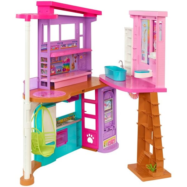 Barbie Wakacyjny domek dla lalek Zestaw do zabawy HCD50 zdjęcie 10