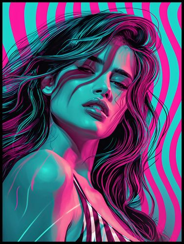 Plakat 75x100cm Neonowy Wzrok na Arena.pl