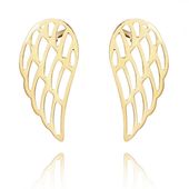 kolczyki ze stali szlachetnej pozłacanej kst3176