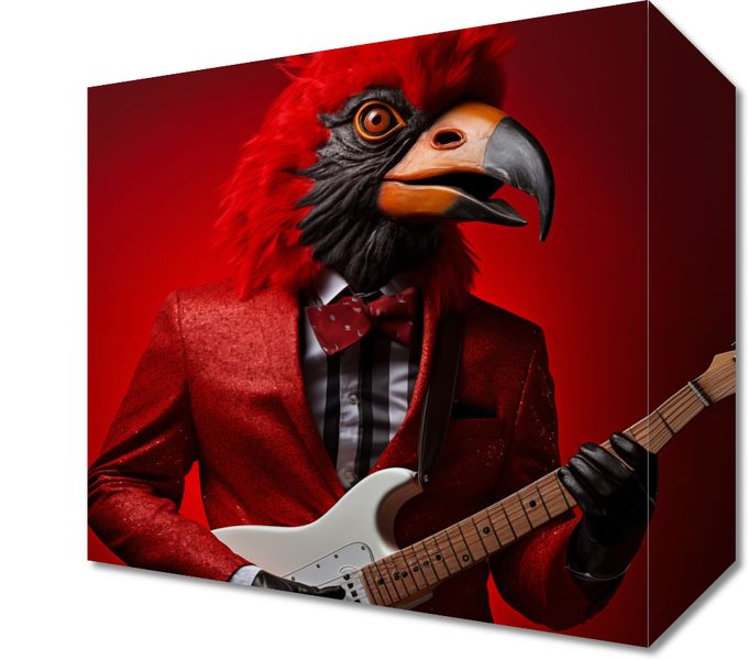 Obraz 20x20cm Zwierzęcy Rock'n'Roll zdjęcie 1