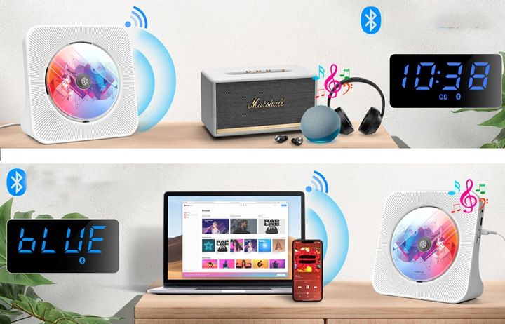 PULPIT ODTWARZACZ CD BLUETOOTH WBUDOWANE GŁOŚNIKI HI-FI + PILOT zdjęcie 4