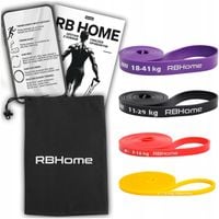 ZESTAW 4 GUM DO ĆWICZEŃ POWER BAND MOCNA GUMA OPOROWA DO TRENINGU