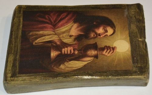 Ikona Jezus z Hostią mała na Arena.pl