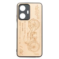 Drewniane Etui Bewood Realme C55 HARLEY PATENT ANIEGRE