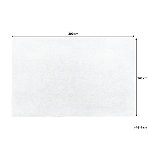 Dywan 140 x 200 cm biały DEMRE na Arena.pl