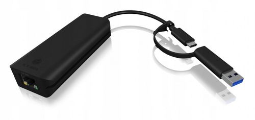 Przejsciówka ICY BOX Adapter USB-C/USB-3 - LAN RJ-45 na Arena.pl