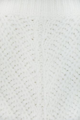 Biały Asymetryczny Sweter - 40 / L na Arena.pl