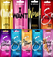 SOLEO PAKIET SASZETEK 70 sztuk Do Opalania 15ml