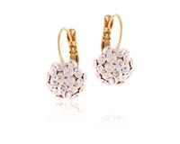 kolczyki z kryształkami preciosa (p8126au-light gold quartz)