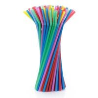 słomki łamane wielokrotnego użytku pp 210 x 5mm 100szt. mix kolorów