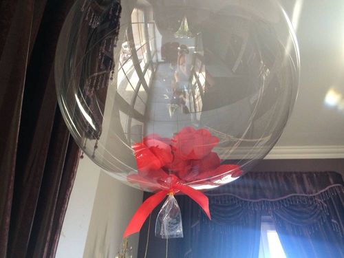 Balon przezroczysty kula bubble z helem na Arena.pl