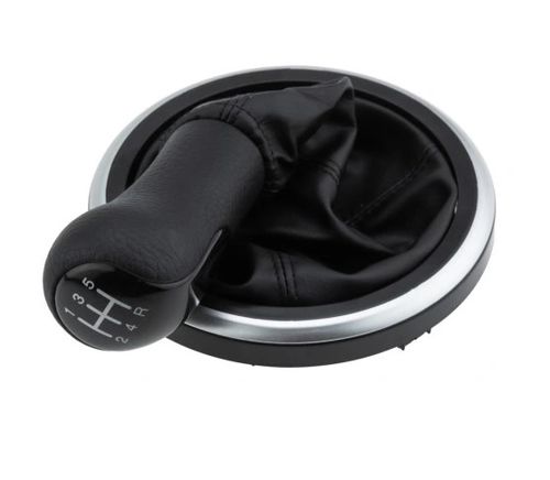 Ford Fiesta 02- Gałka zmiany biegów + mieszek 5 biegów czarna na Arena.pl