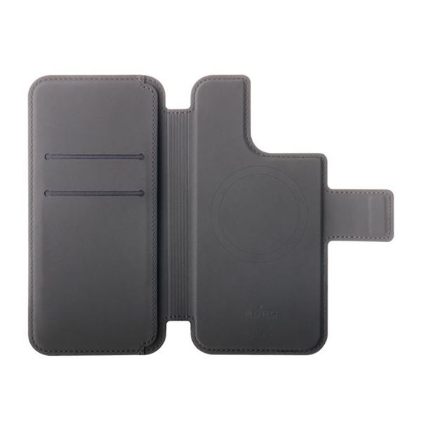PURO Folio MagSafe Case - Etui iPhone 14 Pro Max / 13 Pro Max (czarny) zdjęcie 5