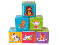 CANPOL 2/817 Kostka edukacyjna miękka 6szt