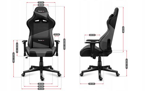 Fotel gamingowy Huzaro Force 6.2 Grey Mesh na Arena.pl