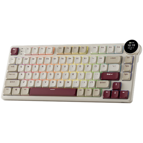 royal kludge rk n80 rosy clouds gaming keyboard brown switch na Arena.pl