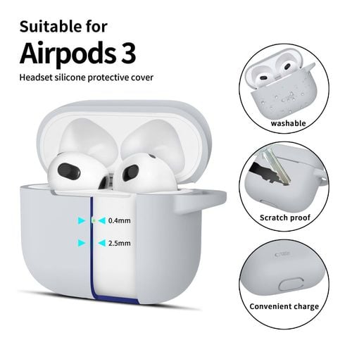 tech-protect silicone hook apple airpods 3 crayon grey na Arena.pl