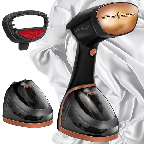 Parownica do ubrań żelazko parowe duża moc 2000W czarna MPM MZP-03 zdjęcie 1