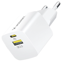 ładowarka sieciowa wozinsky wwceac gan usb-a usb-c 33w - biała