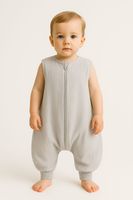 Muślinowy śpiworek dla dzieci z nogawkami XL 2-4 lata letni TOG 1.0 - szary