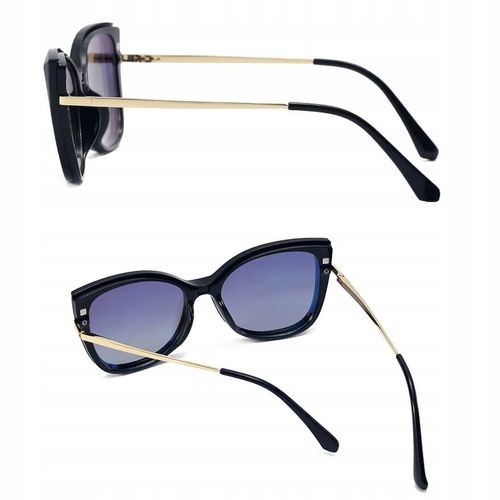 DAMSKIE Okulary 2w1 CLIP-ON Zerówki do KOMPUTERA +NAKŁADKA PRZECIWSŁONECZNA na Arena.pl