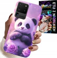 ETUI DO SAMSUNG GALAXY S20 Ultra - SŁODKA PANDA WZORY DLA DZIECI + FOLIA