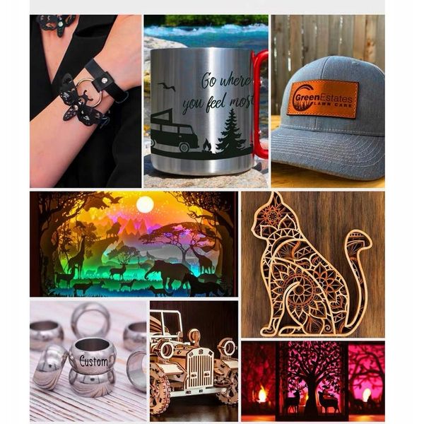 Nowa grawerka laserowa Twotrees TTS-55 Pro 5.5W 30000mm/min ploter tnący zdjęcie 6