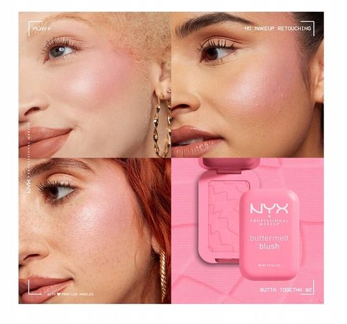 NYX BUTTERMELT BLUSH RÓŻ DO POLICZKÓW 02 BUTTA TOGETHER 5G na Arena.pl