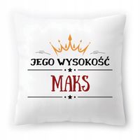 Poduszka Dla Maksa Na Urodziny Ze Zdjęciem Na Prezent Biała 40X40 Cm
