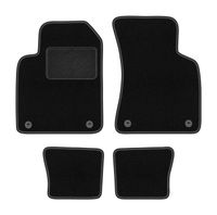 Dywaniki welurowe LUX Audi TT I 8N 1998-2006 czarne z mocowaniami