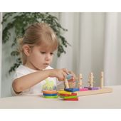 DLA DZIECI KREATYWNE KLOCKI  Z DREWNA