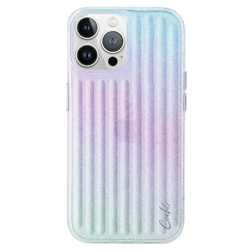 Etui UNIQ Coehl Linear do iPhone 15 Pro Max - różowo-niebieskie na Arena.pl