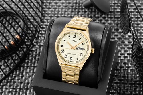 zegarek męski casio mtp-v006g-9budf + box na Arena.pl