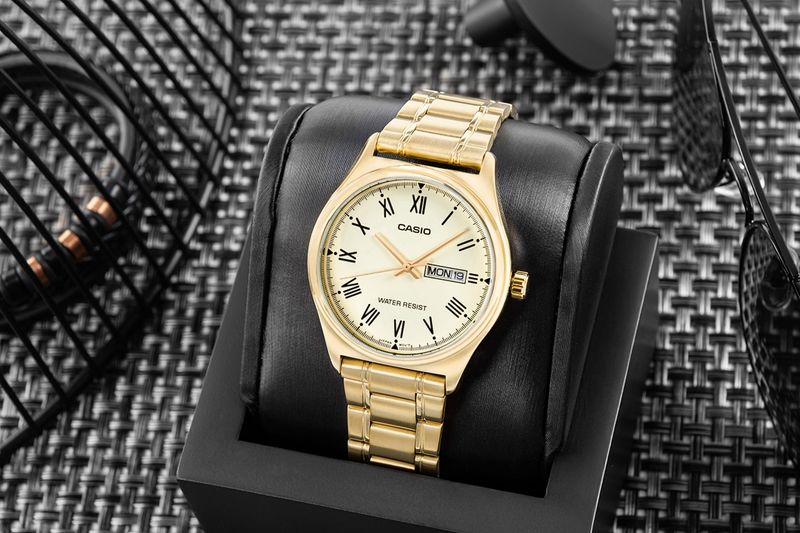 zegarek męski casio mtp-v006g-9budf + box zdjęcie 5