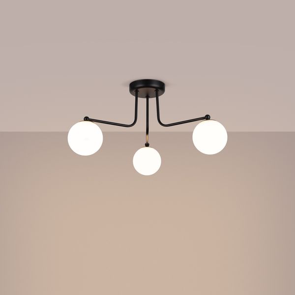 Żyrandol ASTRAL 3 czarny zdjęcie 3