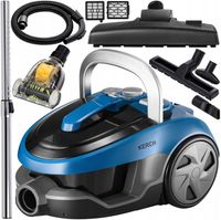 BEZWORKOWY ODKURZACZ KERCH MASTER VC3200 3999W CYKLONOWY Z FILTRAMI HEPA